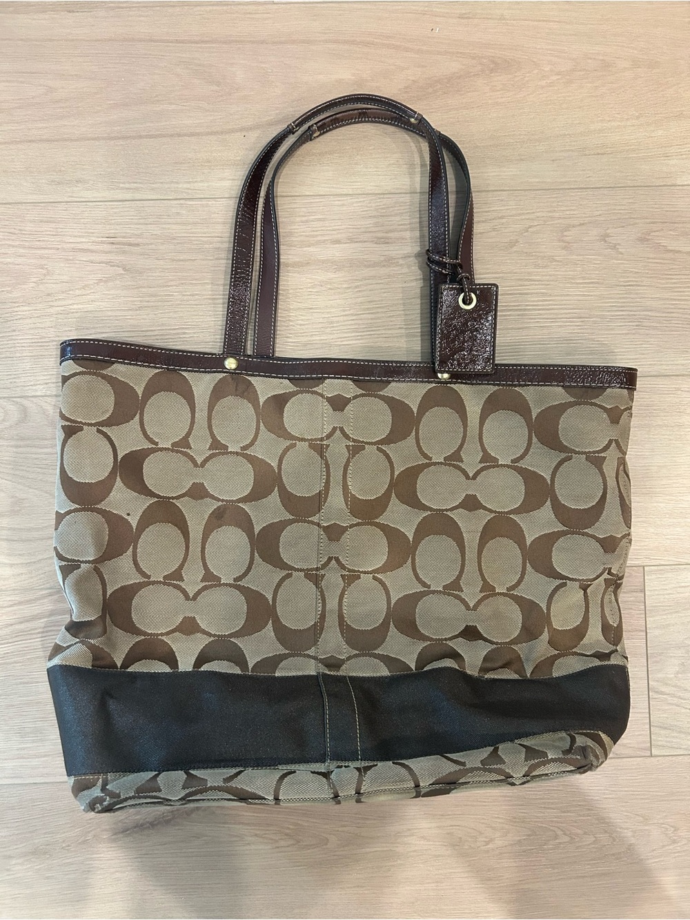 Coach Brown Leather Luxury Bag ๐๐ค - Picture 1 of 9
